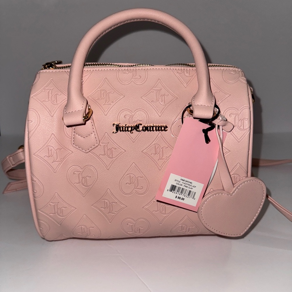 Juicy Couture Pink Embossed Women's Bag
